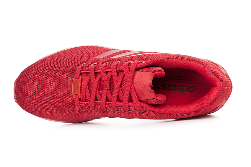 FLUX TX−LASE Adidas ZX Flux S32278 Men's 13 Running Shoes Pure Red Lace